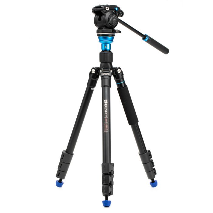 Benro A1883FS2PRO Aero 2 PRO Aluminum Travel Video Tripod with Flip Locks Benro A1883FS2PRO Aero 2 PRO Aluminum Travel Video Tripod with Flip Locks