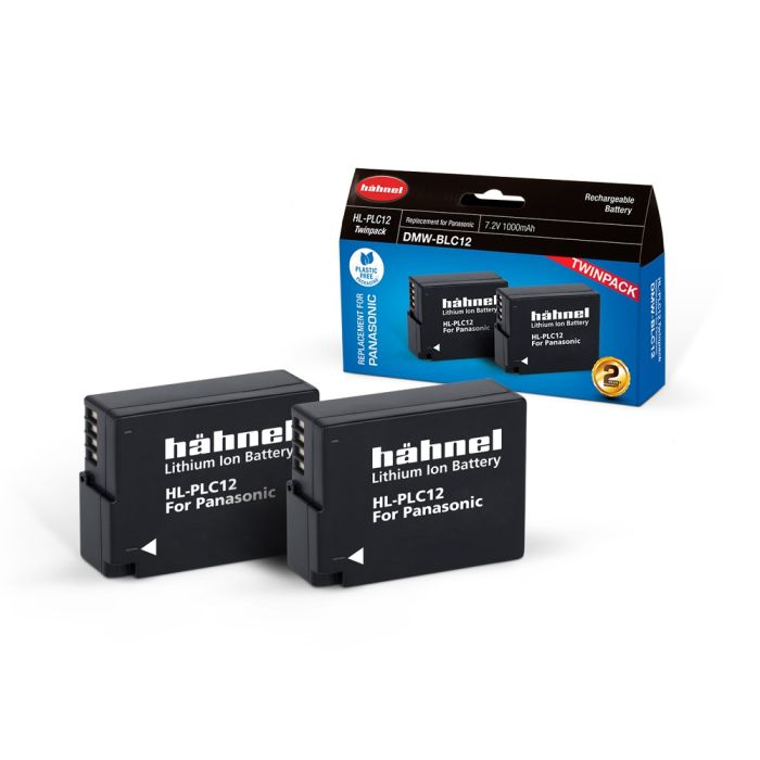 Hähnel HL-PLC12 Twin Pack Replacement for DMW-BLC12 (1000 161.0) Hähnel HL-PLC12 Twin Pack Replacement for DMW-BLC12 (1000 161.0)