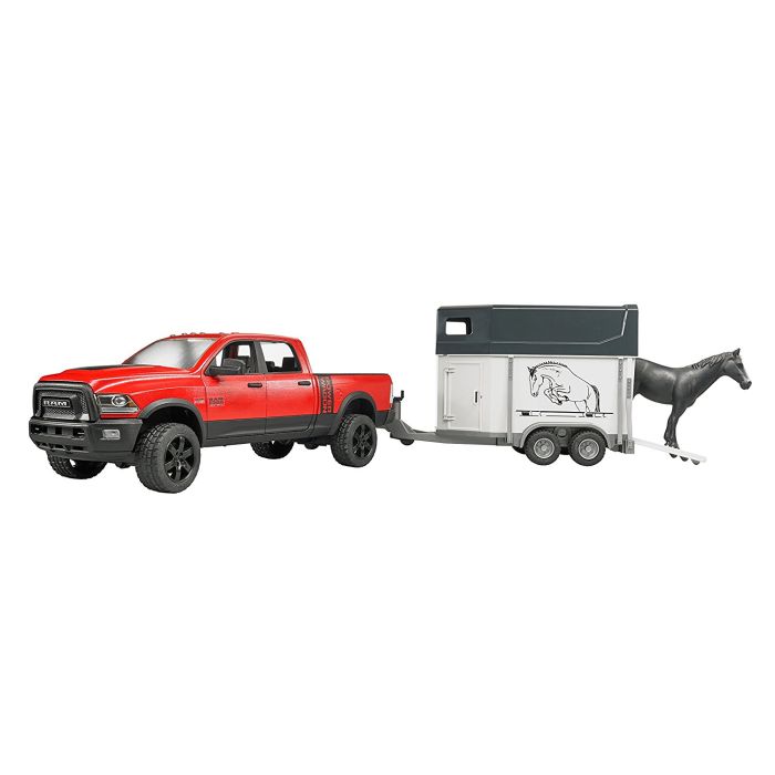 Bruder Ram 2500 Power Wagon with Horse Trailer and Horse (02501) Bruder Ram 2500 Power Wagon with Horse Trailer and Horse (02501)