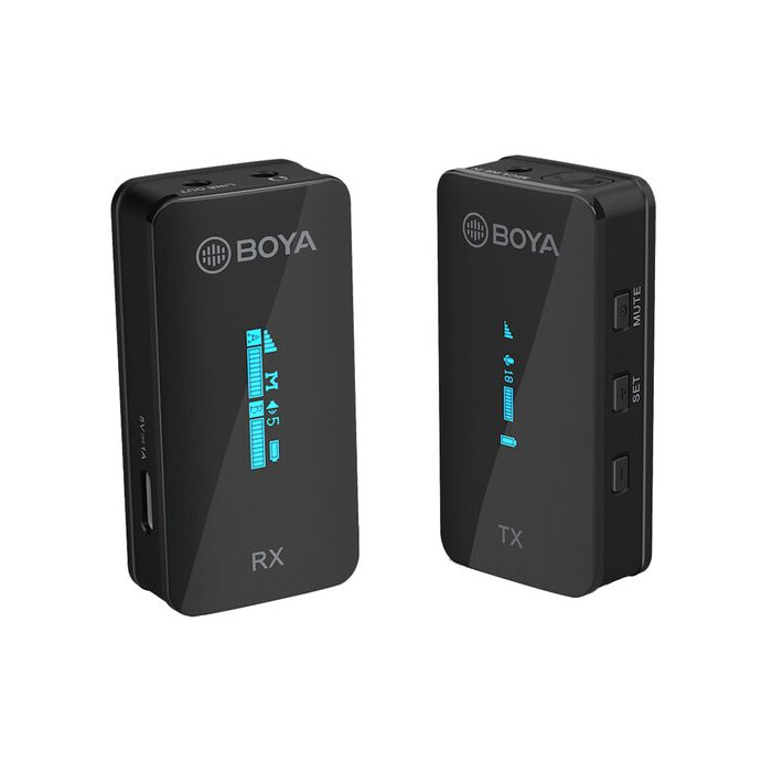 Boya BY-XM6-S1 2.4GHz Ultra-compact Wireless Microphone System Boya BY-XM6-S1 2.4GHz Ultra-compact Wireless Microphone System