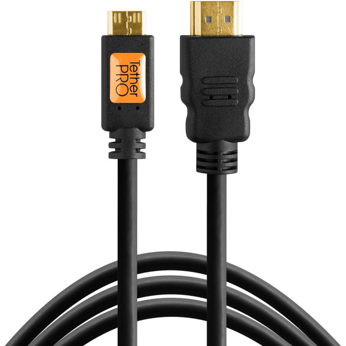 Tether Tools TetherPro High-Speed Mini-HDMI to HDMI Cable with Ethernet 4.6m (TPHDCA15) Tether Tools TetherPro High-Speed Mini-HDMI to HDMI Cable with Ethernet 4.6m (TPHDCA15)