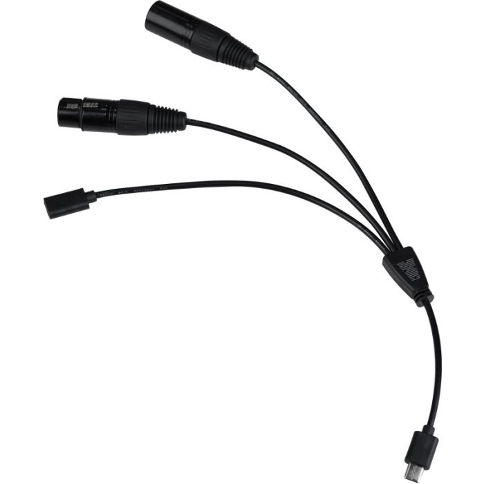 Nanlite USB-C to DMX Cable Splitter (CB-DMX-USBC-1/3) Nanlite USB-C to DMX Cable Splitter (CB-DMX-USBC-1/3)