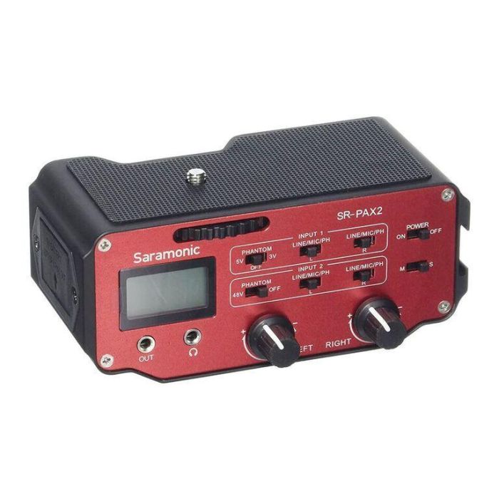 Saramonic Audio Adapter SR-PAX2 for DSLR, CSC and Black Magic Cameras Saramonic Audio Adapter SR-PAX2 for DSLR, CSC and Black Magic Cameras