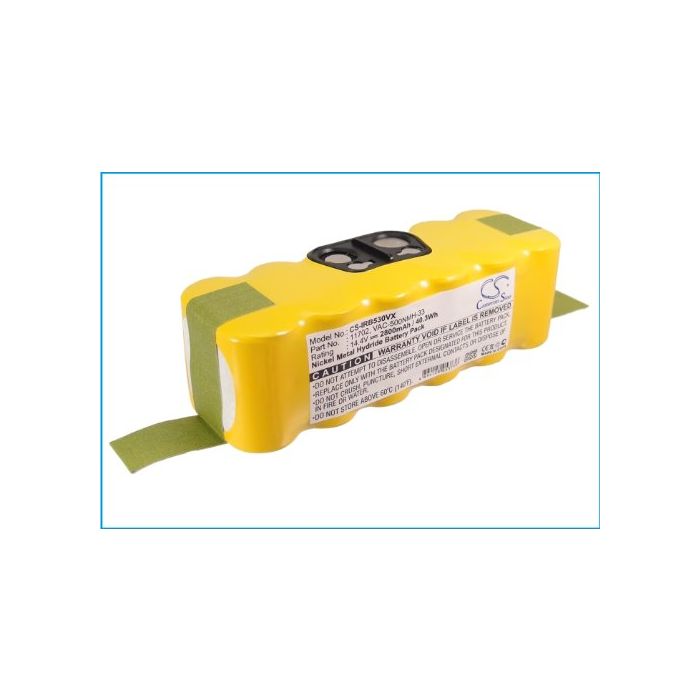 iRobot Roomba CS-IRB530VX Battery 2800mAh 14.4v iRobot Roomba CS-IRB530VX Battery 2800mAh 14.4v