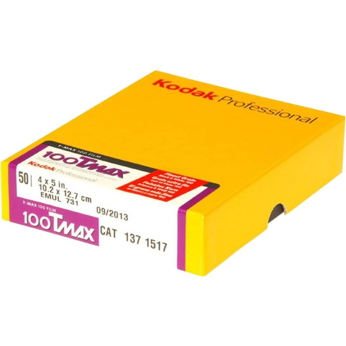 Kodak T-MAX 100 4x5 50 Sheets (1371517) Kodak T-MAX 100 4x5 50 Sheets (1371517)