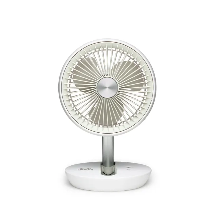 Solis Charge / Go Fan White Type 7586 (Compact, rechargeable mini fan for perfect refreshment on the go.) Solis Charge / Go Fan White Type 7586 (Compact, rechargeable mini fan for perfect refreshment on the go.)