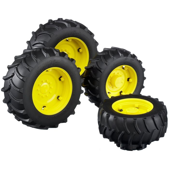 Bruder TOP Pro Series Tractors Twin Tyres with Yellow Rims (02012) Bruder TOP Pro Series Tractors Twin Tyres with Yellow Rims (02012)