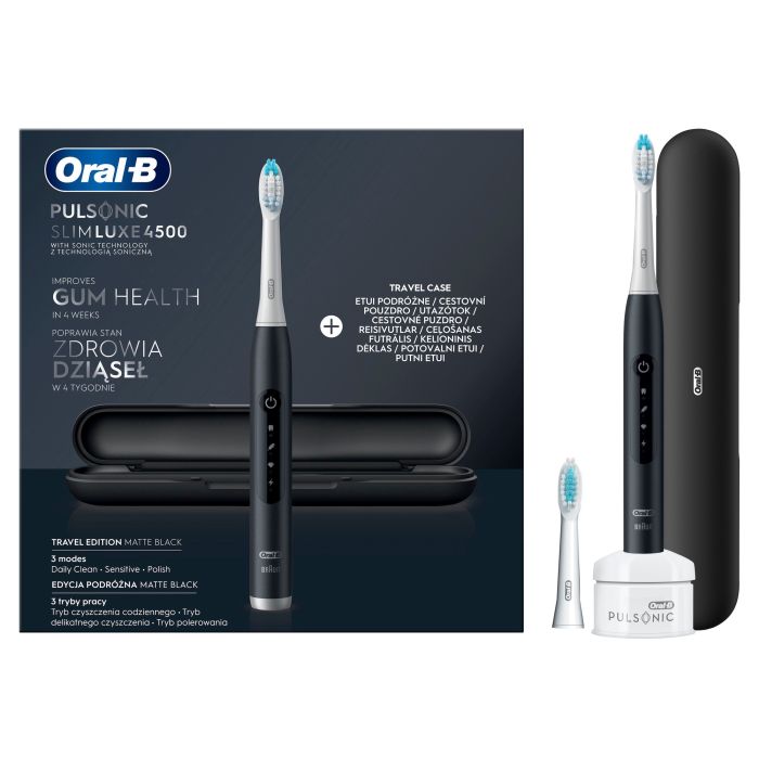 Braun Oral-B Pulsonic Slim Luxe 4500 Black Braun Oral-B Pulsonic Slim Luxe 4500 Black