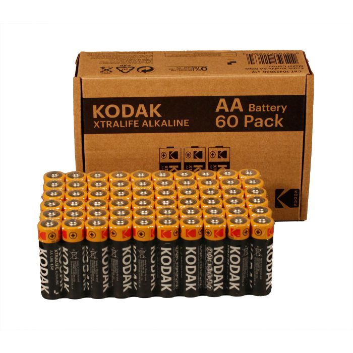 Kodak XTRALIFE alkaline AA battery (60 pack) Kodak XTRALIFE alkaline AA battery (60 pack)