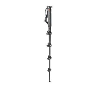Manfrotto XPRO 5 Section Photo Monopod Carbon Fibre With Quick Power (MPMXPROC5)