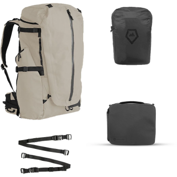 WANDRD Fernweh Backpacking Bag M/L Gobi Tan Photo Bundle