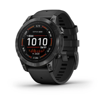 GARMIN EPIX PRO (GEN 2), 47 MM SLATE GRAY WITH BLACK SILICONE BAND (010-02803-01)