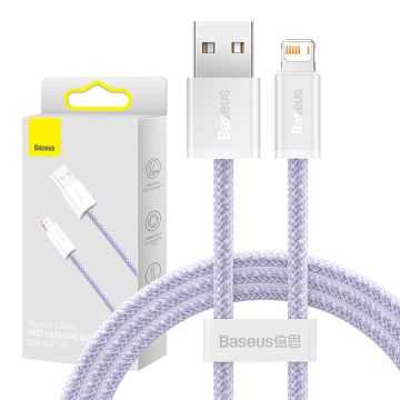 Baseus Dynamic 2 Series USB cable for Lightning 2.4A 1m Purple (CALD040005)