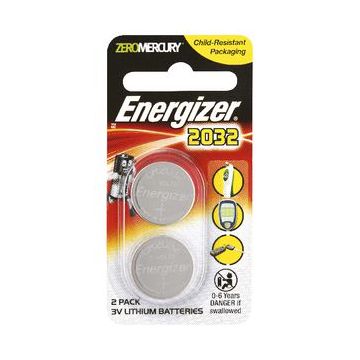 Energizer CR2032 Lithium Batteries (2 pack)