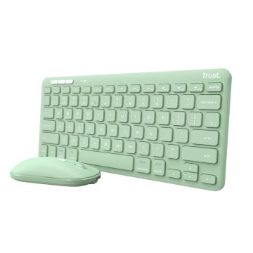 Trust Lyra Wireless Keyboard and Mouse Green (24942)