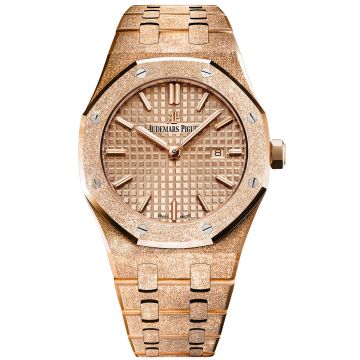 Audemars Piguet Royal Oak Frosted Gold Quartz 33mm Ladies Watch 67653OR.GG.1263OR.02
