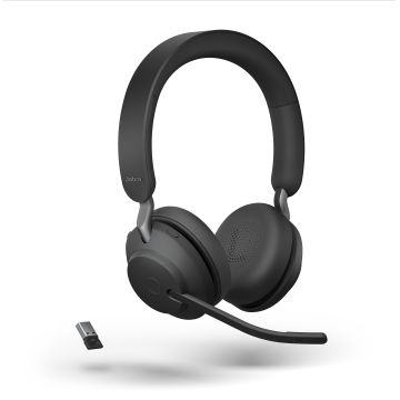 Jabra Evolve2 65 UC Stereo Headset Black USB-A (26599-989-999)