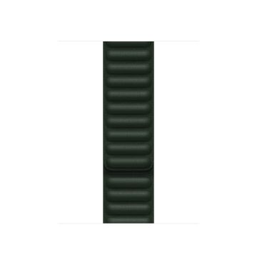 Apple 41mm Sequoia Green Leather Link - M/L ML7Q3ZM/A