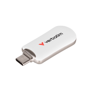 Verbatim Plectra USB‑C Flash Drive 128 GB white