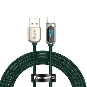 Baseus Display Cable USB to Type-C 66W 2m Green (CASX020106)