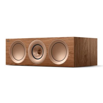 KEF R6 Meta Center Channel Speaker Walnut