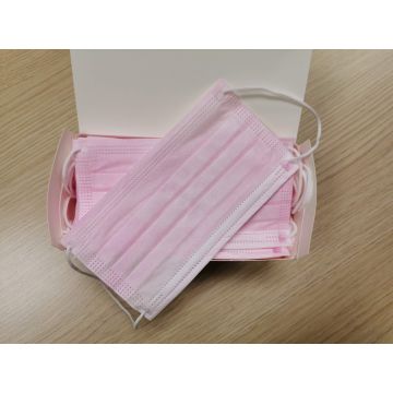Medical Pink Face Masks 50 pieces in a box