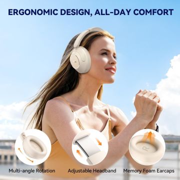 EarFun WavePro Wireless headphones (ivory)