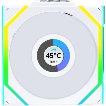 Lian Li UNI FAN SL Wireless LCD 120 White (G99.12SLLCD1W1W.00)