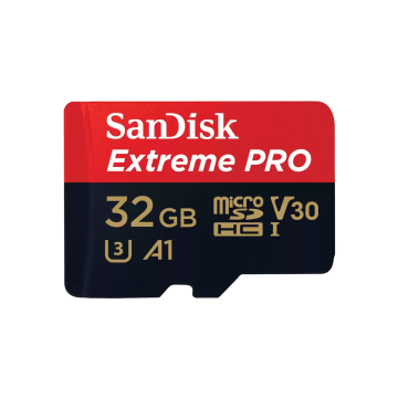 Sandisk Extreme Pro microSDHC 32GB UHS-I U3 V30 with Adapter (SDSQXCG-032G-GN6MA)