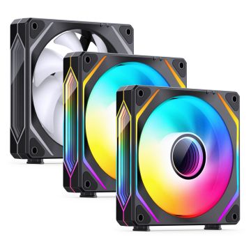 Jonsbo ZL-120B Fan, PWM, ARGB - 120mm, black, 3-pack (ZL-120B)