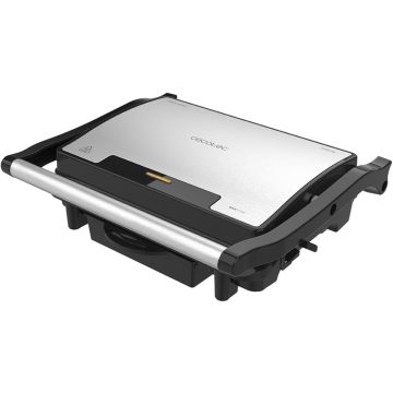 Cecotec Rock nGrill 1500 Rapid Electric Grill. RockStone Stone Cladding, Height Adjustable Deck Plate, Grease Tray
