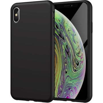 JETech Silicone Case Compatible with iPhone XS Max 6.5 Inch, Black