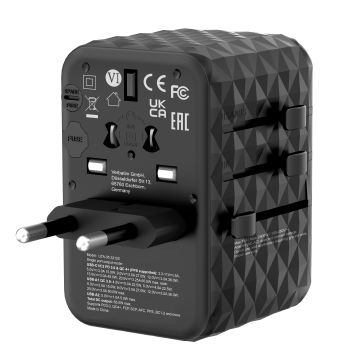 Verbatim GaN III Universal Travel Adapter 65 W