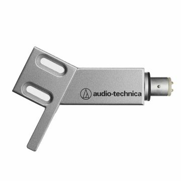 Audio Technica AT-HS4SV Angled Shape Headshell for Straight Tonearm Silver