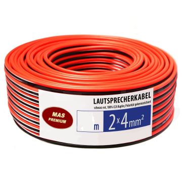 M&G-Techno 2x4 mm² CCA Copper Cable 1m