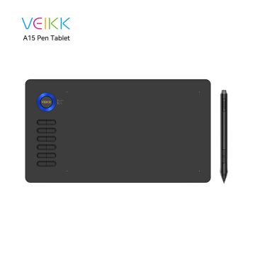 Veikk A15 Graphic Tablet Blue