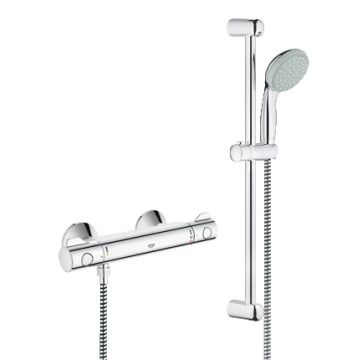 Grohe Grohterm 800 Dušas Termostats Ar Dušas Komplektu, Hromēts (34565002)