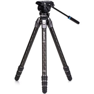 Benro TTOR34CLVS4PRO Tortoise Carbon Fiber 3 Series Tripod System with S4Pro Video Head