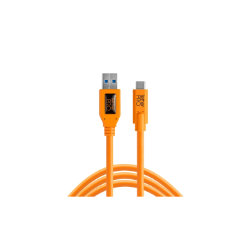 Tether Tools Pro USB 3.0-USBC 4.6m Orange (CUC3215-ORG)
