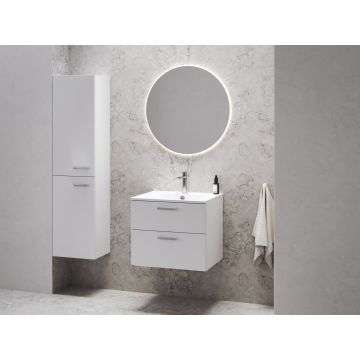 Ravak Augstais Skapis SB 390 Chrome II L Balts, Hroma Rokturis (X000000542)