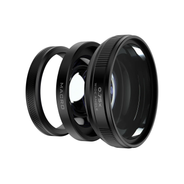 Freewell Fuji X100VI/X100V 2-in-1 Macro Wide Angle Lens Black (FW-FU-XMWA-B)