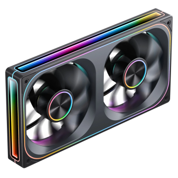 Jonsbo ZA-240 Fan, Reverse Blade, PWM, ARGB - 240mm, black (ZA-240BR)