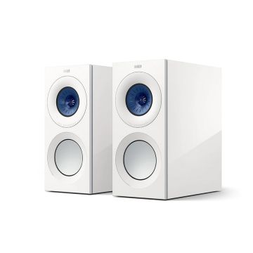 KEF Reference 1 Bookshelf Speaker High Gloss White Blue