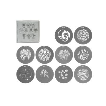 Nanlite Forza 60/60B Gobo Set 2 for PJ-FMM-19/36 (AS-GB-FMM-SET2)