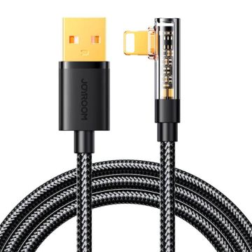 Joyroom S-UL012A6 Angle Cable to USB-A / Lightning / 1.2m Black