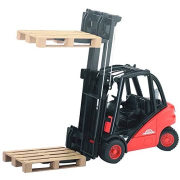 Bruder Linde Fork Lift H30D with 2 Pallets