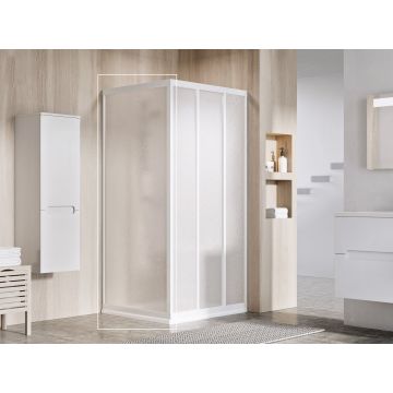 Ravak Shower Fixed Wall APSS-80 198 White+Polystyrene Pearl (940401R211)