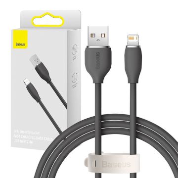 Baseus Jelly cable USB to Lightning 2.4A 1.2m Black (CAGD000001)