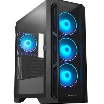 Chieftec Apex ARGB Midi Tower PC Case ATX MicroATX Mini ITX Black (GA-01B-TG-OP)