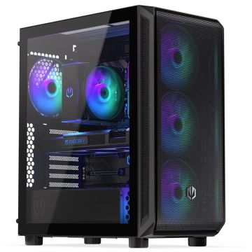 Endorfy Arx 500 ARGB Midi Tower PC Case ATX MicroATX MiniITX Black (EY2A011)